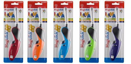 Encendedor Magiclick Chispero Recargable Llama X 12 Unidades 0