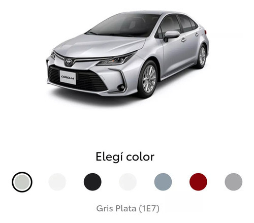 Color De Retoque Toyota Gris Plata Mica Corolla Etios Hilux 0