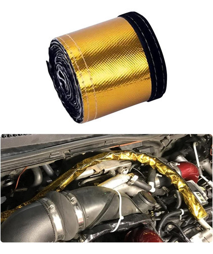 Tampa Térmica Para Linha De Combustível, Alumínio 105 Mm X 3 1