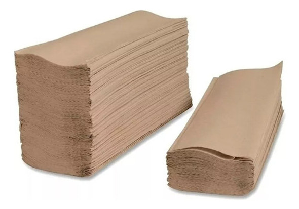 Toallas Intercaladas Para Mano Papel Beige 20x24 2500u Real 0