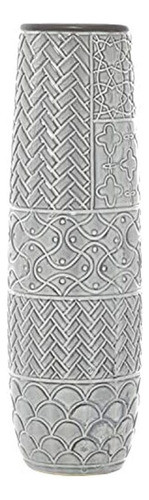 Deco 79 Jarrón De Cerámica Con Varios Diseños Tallados, 22 1