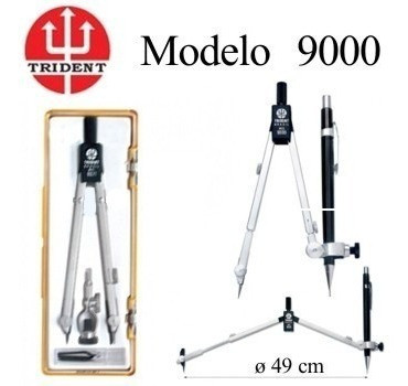 Kit Materiais P/ Desenho C/ Compasso, Lapiseira E Par Esquad 1