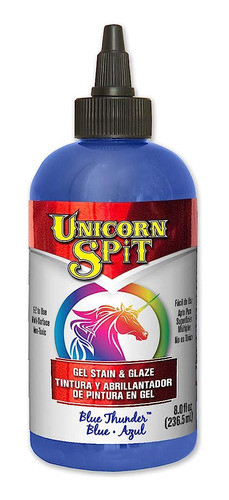 Unicornio Spit 5771008 Mancha De Gel Y Glaseado, Blue Thunde 0