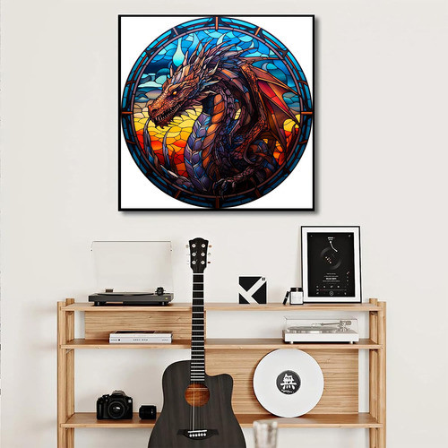 Kits De Pintura Por Diamantes Dragon-1 35x35cm 1