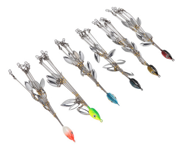 Umbrella Bass Rig 6 Peças De Equipamentos De Pesca De Lantej 1