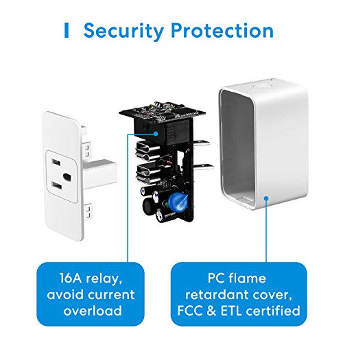 Meross Wifi Smart Plug Mini Ocupa Solo Una Aplicación Socket 1