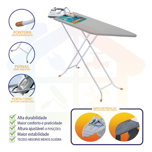 Mesa De Passar Utimil - Mescla Antiderrapante Ep209 1