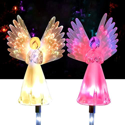 Luces De Ángel Solares Para Exteriores, Regalos De Jardín De 0