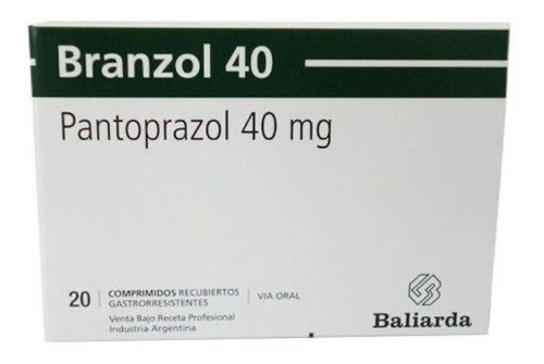 Branzol 40 Mg 20 Comprimidos 0