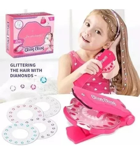 Decoración Para El Cabello Brillos Diamantes Maquina Strass 1