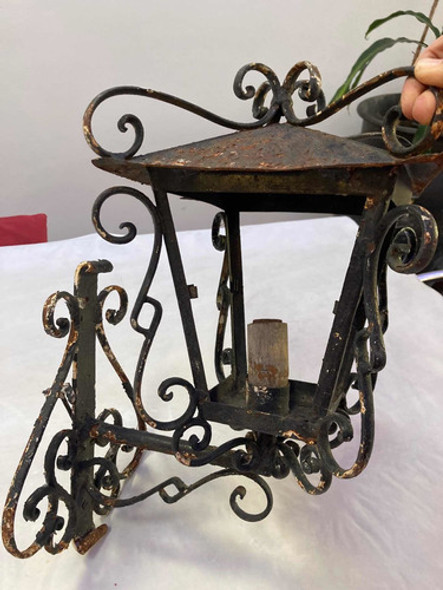 Antiguo Farol En Hierro 1