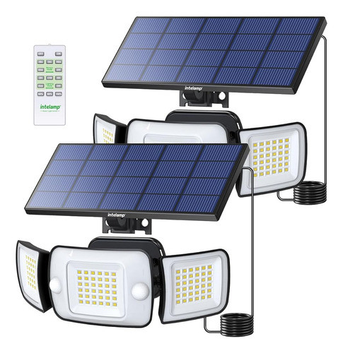 Luces Solares Intelamp Al Aire Libre A Prueba De Agua Con Co 0