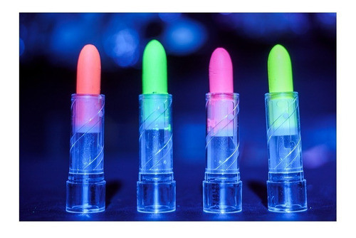 Promo Cotillon 8 Barras Labiales Fluo! 1