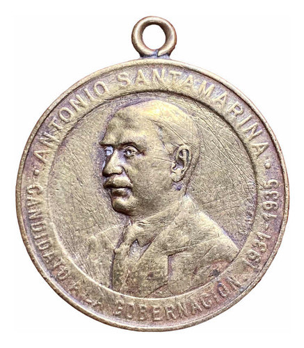 Medalla Antonio Santamarina Partido Conservador 1935 Bsas 0