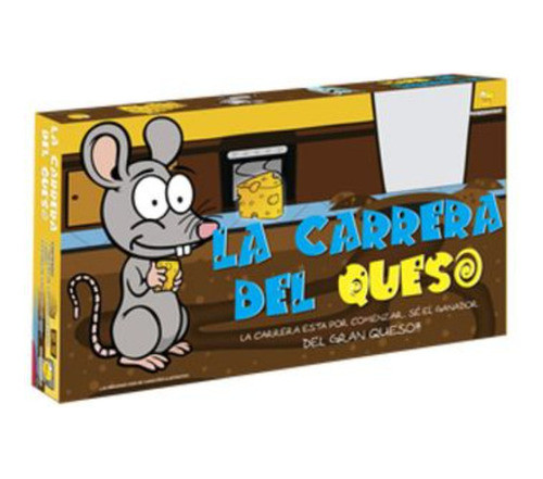 Juego La Carrera Del Queso 36,5x20x3,5 Cm  Yuyu - 616 0