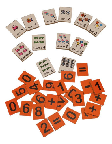 Juego Números Matemáticas Primeras Cuentas Didáctico Madera 1