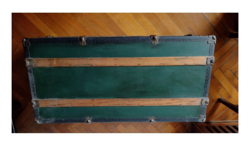 Baúl Antiguo Grande Restaurado A Nuevo 1
