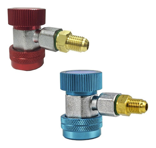 Kit Acople Rápido Con Válvula P/auto De Alta & Baja P/r134 0