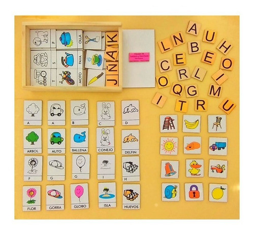Juego Lectoescritura Didáctico Palabra Letras Envío S/c Caba 0