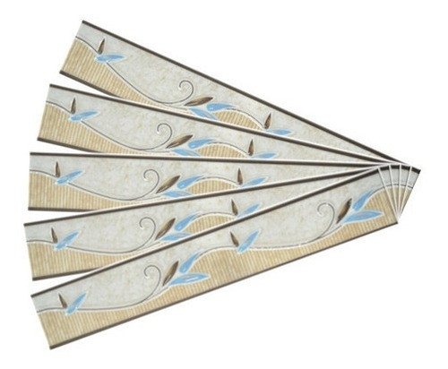 Guardas Ceramico Piu Marlen 4,9x30,7 Revestimiento Vidrio 0