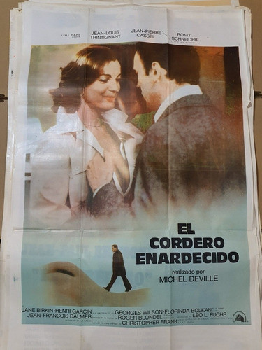 Afiche Cine Original-1333el Cordero Enardecido -cine Frances 0