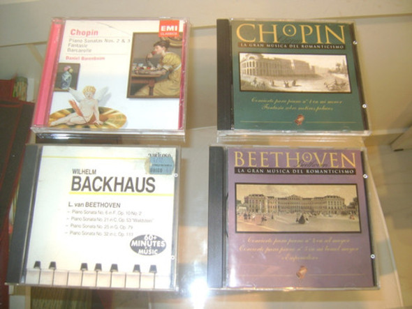4 Cds Usados 2 De Chopin 2 De Beethoven Artic Xvii-26 0 4 Cds Usados 2 De Chopin 2 De Beethoven Artic Xvii-26 0