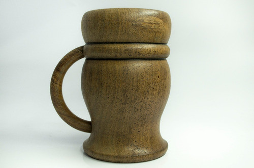 Chopp Chopera Algarrobo C/ Vaso De Acero 1