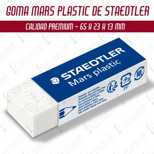 Goma De Borrar Mars Pastic Staedtler La Unidad Microcentro 0