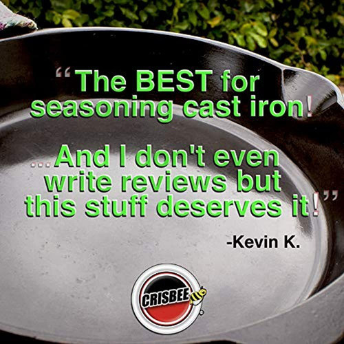 Crisbee Puck Tin Original Aceite De Hierro Fundido Aceite Y 1