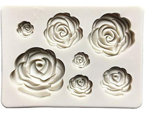 Orione, 2 Uds., Moldes De Silicona Con Flores Rosas, Molde P 1