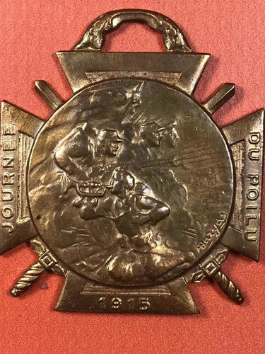 Medalla Journee Du Poile 1915 Grab Bargas.  #427 0
