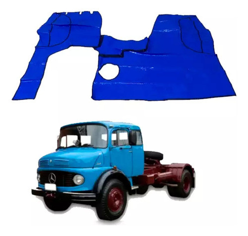 Tapete Vinil Azul Mb 1519 Cabine Leito 0