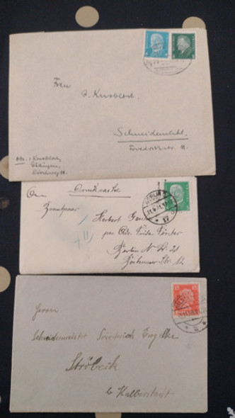 Alemania Reich Sobres Circulados 1928/1931  Muy Buen Lote 0