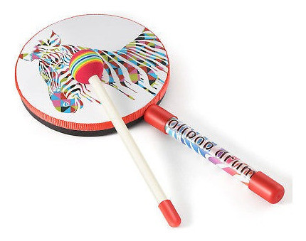 Chupetín Forma Mano Madera Tambor Martillo Niños Instrumento 1