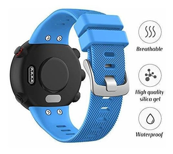 Malla Para Garmin Forerunner 45s - Sky Blue 1 Malla Para Garmin Forerunner 45s - Sky Blue 1