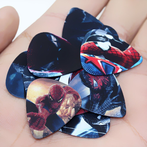 30 Palhetas Do Homem Aranha P/ Guitarra Violão Ukulele 1