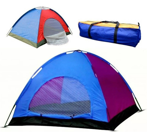 Carpa Iglu 4 Personas 200x200x135 Impermeable Mosquitero 0