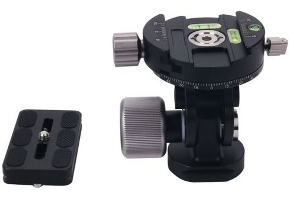 Vh-10 2-way Fluido Video Tilt Cabeza 360 º Panorámica Rótula 1