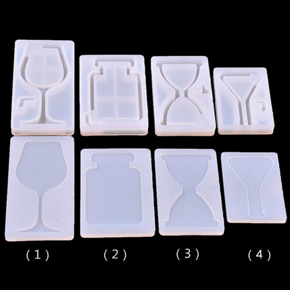 Molde De Ampulheta De Silicone 3 Pecas 1