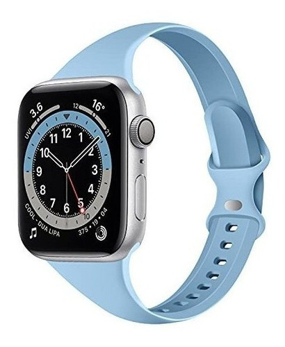 Malla Para Apple Watch 42/44/45mm Se -7a1- Slim Denim Blue 0