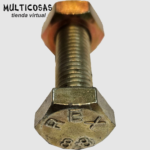 Pack 17 Tornillos Hexagonal 10mmx3cm Con Tuercas Rex 8.8 1