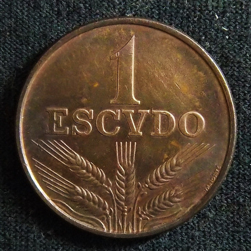 Portugal 1 Escudo 1974 Sc Km 597 0