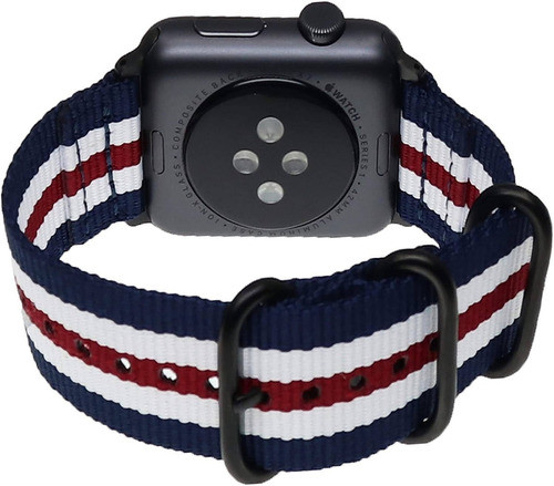Malla Carter Naylon Para Apple Watch 44mm/42mm Patriot 1