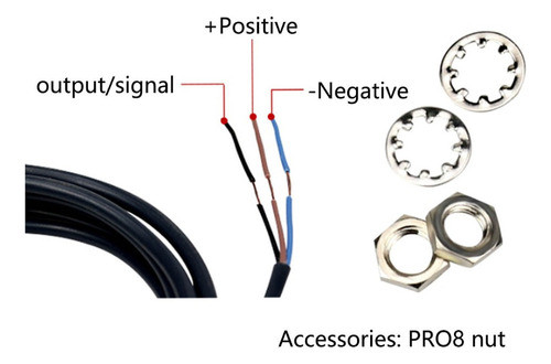 Interruptor De Proximidade Berm Dc1224v 3 Fios Não Embutido 1