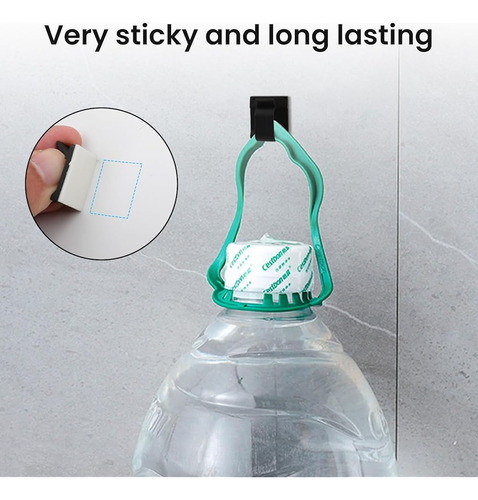 30 Piezas De Clips De Cable Adhesivos Negros Pequeños Para L 1