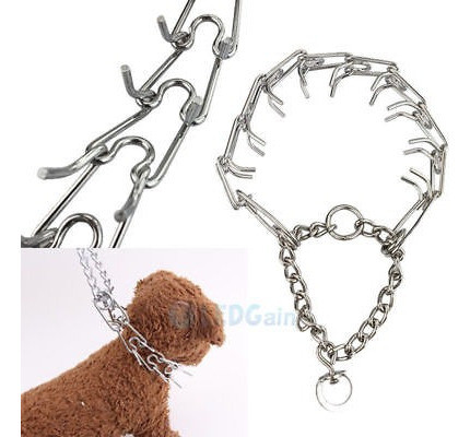 Perro De Formación Puntas Collar Sujetador Estrangulador Cad 1