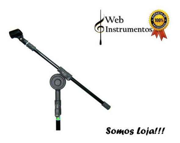 Kit 3 Pedestais De Microfone Visão Preto Pe2 Art.+ Cachimbos 1