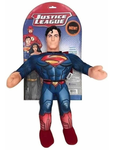 Muñeco De Tela Soft Superman Original Liga De La Justicia 0