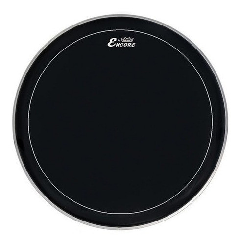 Parche 16'' Negro Ebony Tom Ton  Pinstripe Remo Musica Pilar 0