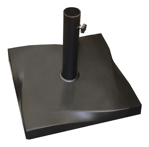 Pie Base Para Sombrilla Acero 44 Cm Negro 0